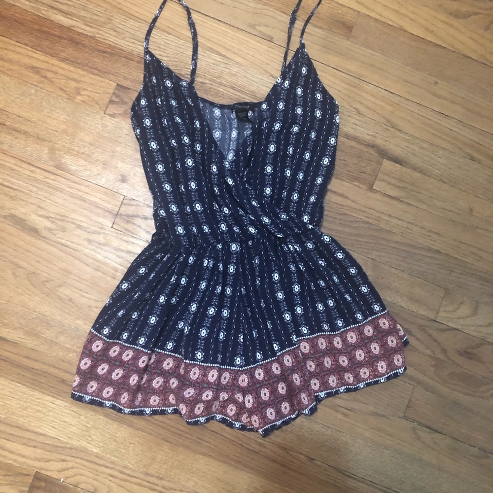 Navy Blue Romper